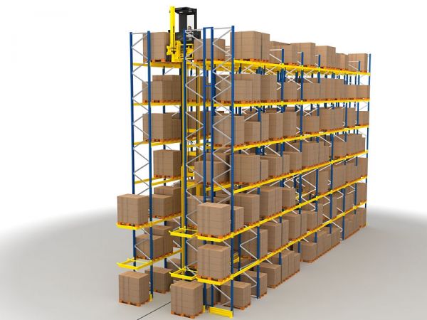 Verstellbares Palettenregalsystem